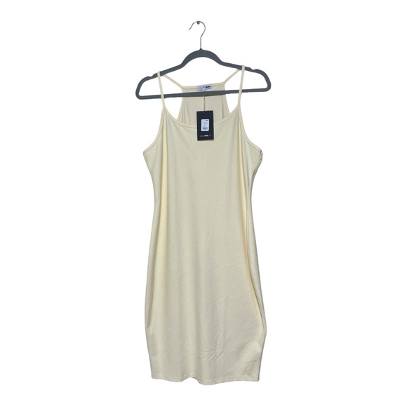 NWT Fashion Nova Mini Dress - Yellow 1X - Picture 1 of 4